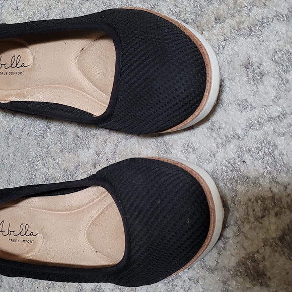 Black casual ballet/skimmer flats - Picture 3 of 12